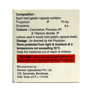Prebagal 75 Capsule 10